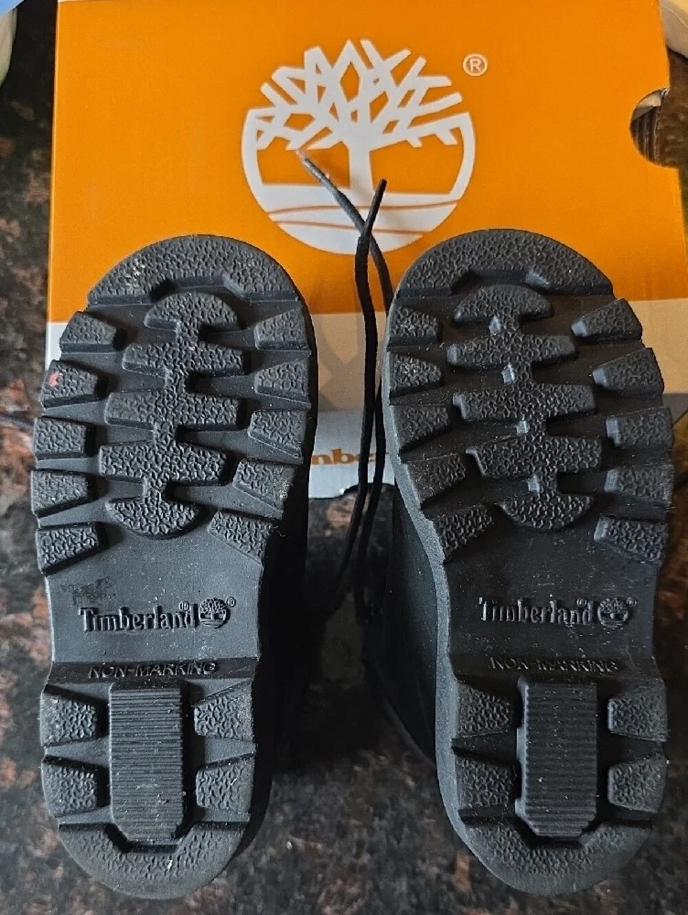 Timberland Toddler Black Lace-Up Boots